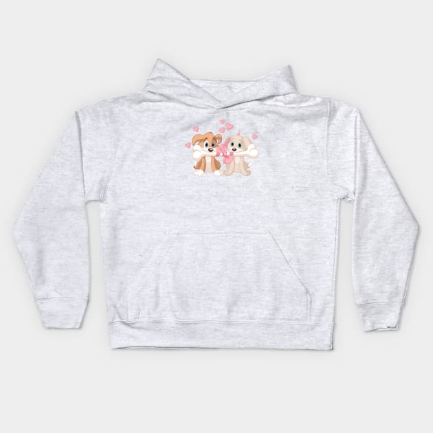 DOG CAT Kids Hoodie by ABAZ